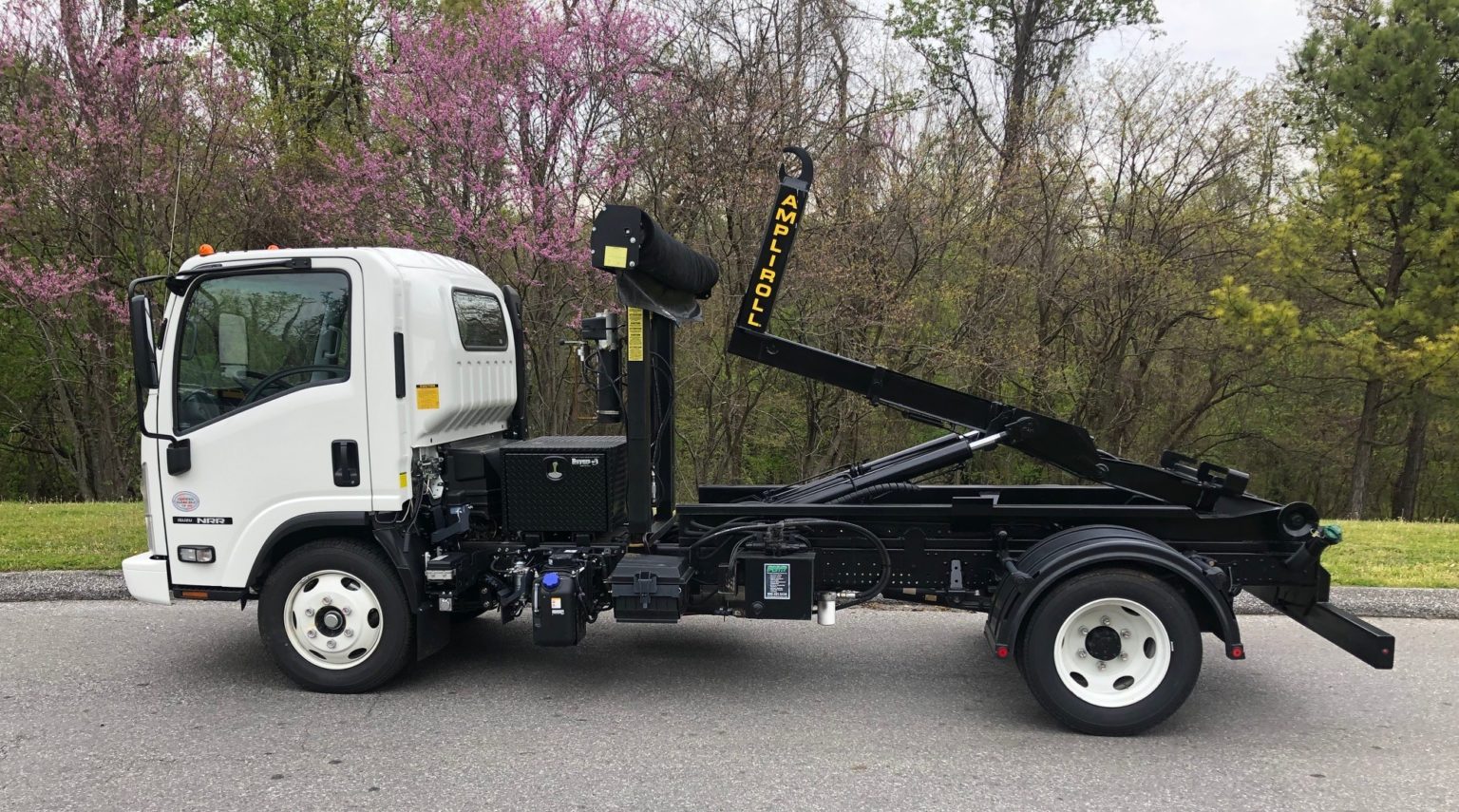 2020 Isuzu NRR with 13,000lb Hook Lift Ampliroll Hooklift Systems